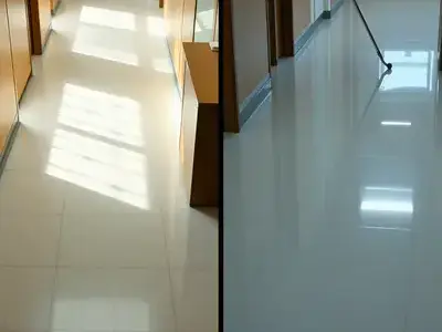 清掃前後の比較
